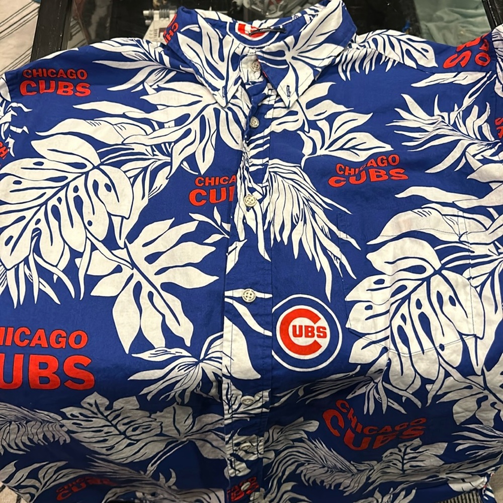 Chicago Cubs Hawaiian Shirt - Large